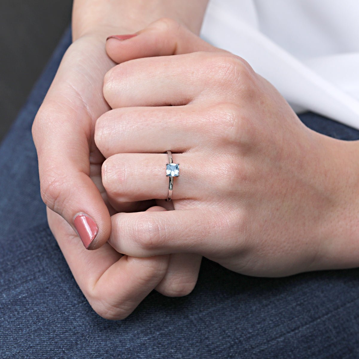 Cushion Cut Blue Topaz Cocktail Ring Rings Estella Collection #product_description# 17612 14k Birthstone Blue Gemstone #tag4# #tag5# #tag6# #tag7# #tag8# #tag9# #tag10# 6