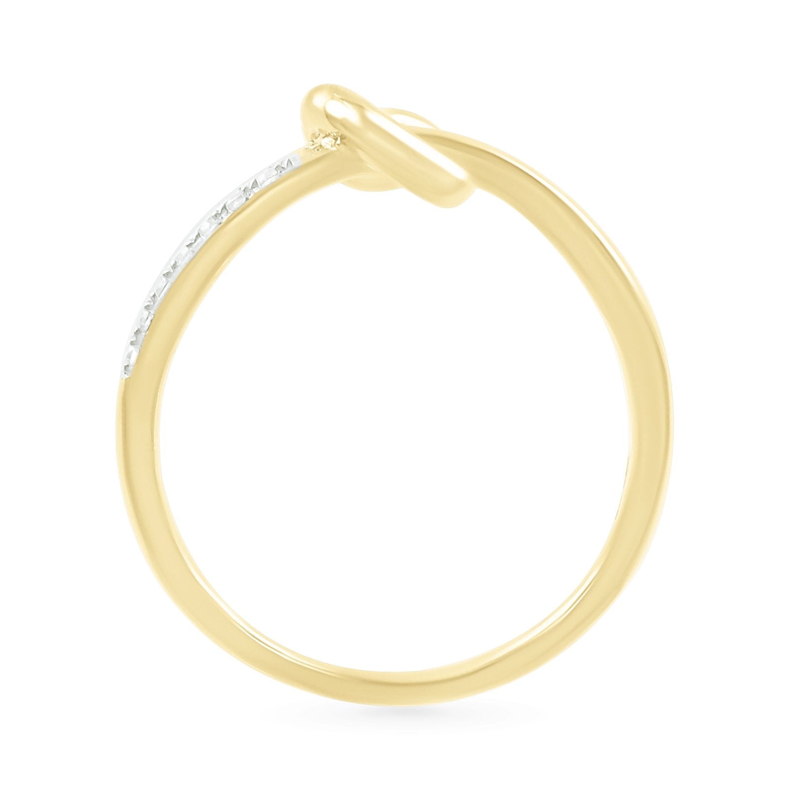 Diamond and Gold Knot Ring Rings Estella Collection #product_description# 32746 Diamond Made to Order Yellow Gold #tag4# #tag5# #tag6# #tag7# #tag8# #tag9# #tag10#