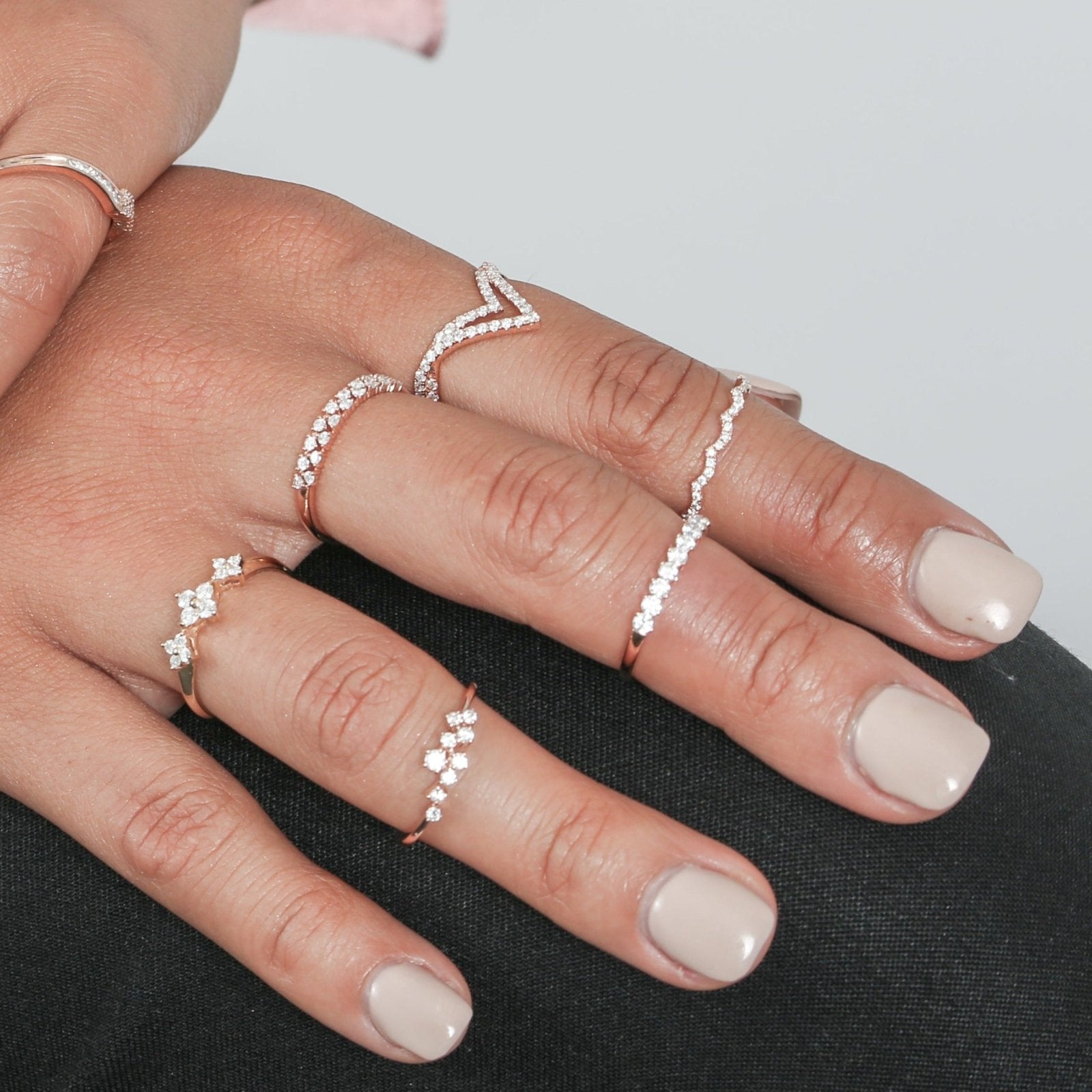 Diamond Cluster Half-Eternity Band Rings Estella Collection #product_description# 17368 14k Band Birthstone #tag4# #tag5# #tag6# #tag7# #tag8# #tag9# #tag10#