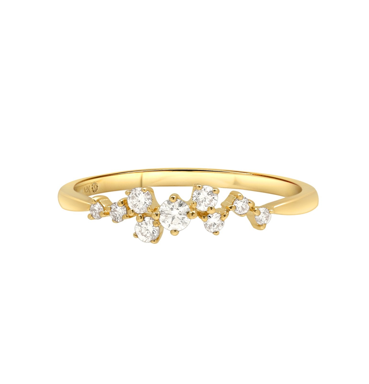 Diamond Cluster Half-Eternity Band Rings Estella Collection #product_description# 17368 14k Band Birthstone #tag4# #tag5# #tag6# #tag7# #tag8# #tag9# #tag10#