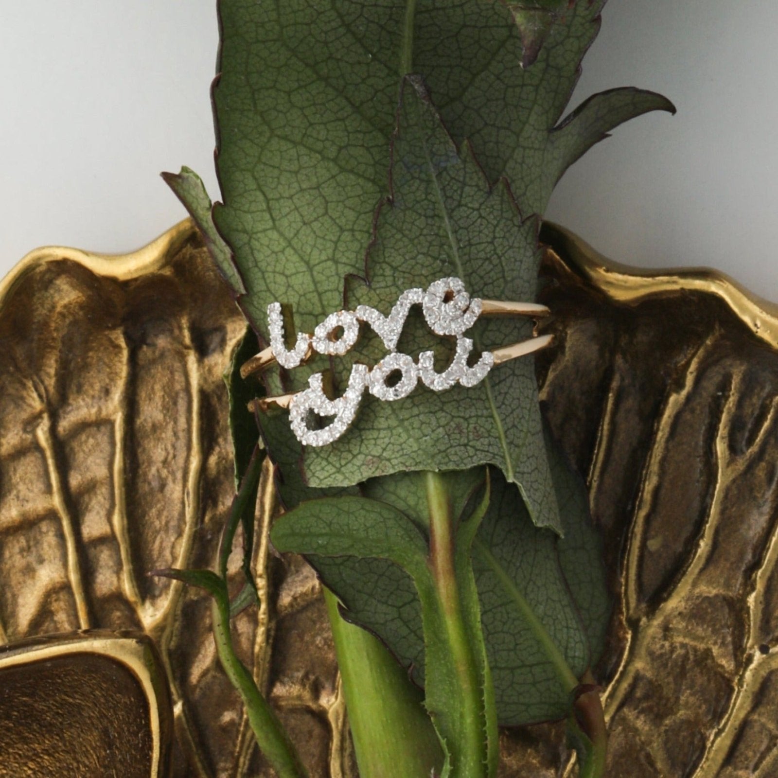 Diamond Love You Script Ring Rings Estella Collection #product_description# 17702 14k Diamond Gemstone #tag4# #tag5# #tag6# #tag7# #tag8# #tag9# #tag10# 14K Yellow Gold 6
