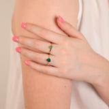 Green Agate Teardrop Bezel Set Cocktail Ring Rings Estella Collection #product_description# 17602 14k Birthstone Emerald #tag4# #tag5# #tag6# #tag7# #tag8# #tag9# #tag10# 6