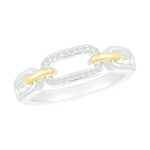 Interlocking Gold and Diamond Paperclip Ring Rings Estella Collection #product_description# 32745 925 Diamond Made to Order #tag4# #tag5# #tag6# #tag7# #tag8# #tag9# #tag10#