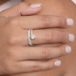 Mixed Shape Diamond Ring in Solid 18k Two-Tone White and Rose Gold Rings Estella Collection #product_description# 17491 14k Diamond Engagement Ring #tag4# #tag5# #tag6# #tag7# #tag8# #tag9# #tag10# 6
