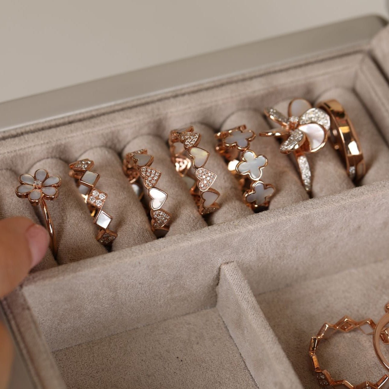 Mother of Pearl and Diamond Cutout Ring Rings Estella Collection #product_description# 17196 14k Birthstone Diamond #tag4# #tag5# #tag6# #tag7# #tag8# #tag9# #tag10# 6