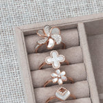 Mother of Pearl and Diamond Pave Flower Cocktail Ring Rings Estella Collection #product_description# 17206 14k Birthstone Diamond #tag4# #tag5# #tag6# #tag7# #tag8# #tag9# #tag10# 6