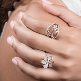 Mother of Pearl and Diamond Pave Flower Cocktail Ring Rings Estella Collection #product_description# 17206 14k Birthstone Diamond #tag4# #tag5# #tag6# #tag7# #tag8# #tag9# #tag10# 6