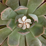 Mother of Pearl and Diamond Pave Flower Cocktail Ring Rings Estella Collection #product_description# 17206 14k Birthstone Diamond #tag4# #tag5# #tag6# #tag7# #tag8# #tag9# #tag10# 6