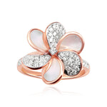 Mother of Pearl and Diamond Pave Flower Cocktail Ring Rings Estella Collection #product_description# 17206 14k Birthstone Diamond #tag4# #tag5# #tag6# #tag7# #tag8# #tag9# #tag10# 6