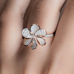 Mother of Pearl and Diamond Pave Flower Cocktail Ring Rings Estella Collection #product_description# 17206 14k Birthstone Diamond #tag4# #tag5# #tag6# #tag7# #tag8# #tag9# #tag10# 6