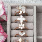 Mother of Pearl and Diamond Pave Flower Cocktail Ring Rings Estella Collection #product_description# 17206 14k Birthstone Diamond #tag4# #tag5# #tag6# #tag7# #tag8# #tag9# #tag10# 6