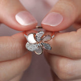 Mother of Pearl and Diamond Pave Flower Cocktail Ring Rings Estella Collection #product_description# 17206 14k Birthstone Diamond #tag4# #tag5# #tag6# #tag7# #tag8# #tag9# #tag10# 6