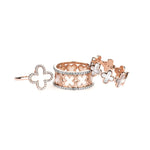 Mother of Pearl Clover Diamond Banded Eternity Ring Rings Estella Collection #product_description# 17209 14k Birthstone Diamond #tag4# #tag5# #tag6# #tag7# #tag8# #tag9# #tag10#