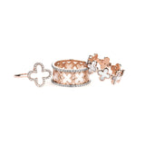 Mother of Pearl Clover Diamond Banded Eternity Ring Rings Estella Collection #product_description# 17209 14k Birthstone Diamond #tag4# #tag5# #tag6# #tag7# #tag8# #tag9# #tag10#