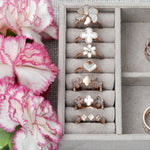 Mother of Pearl Clover Eternity Ring Rings Estella Collection #product_description# 14k Birthstone Gemstone #tag4# #tag5# #tag6# #tag7# #tag8# #tag9# #tag10#
