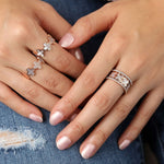 Mother of Pearl Clover Eternity Ring Rings Estella Collection #product_description# 14k Birthstone Gemstone #tag4# #tag5# #tag6# #tag7# #tag8# #tag9# #tag10#