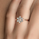 Mother of Pearl Flower with Diamond Center Ring Rings Estella Collection #product_description# 17202 14k Birthstone Diamond #tag4# #tag5# #tag6# #tag7# #tag8# #tag9# #tag10# 6