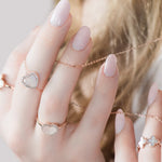 Mother of Pearl Heart with Diamond Halo Ring Rings Estella Collection #product_description# 17197 14k Birthstone Diamond #tag4# #tag5# #tag6# #tag7# #tag8# #tag9# #tag10# 6