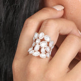 Oval Mother Of Pearl and Diamond Cluster Full Finger Ring Rings Estella Collection #product_description# 17200 14k Birthstone Diamond #tag4# #tag5# #tag6# #tag7# #tag8# #tag9# #tag10# 7