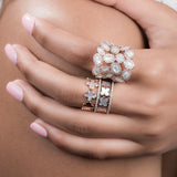 Oval Mother Of Pearl and Diamond Cluster Full Finger Ring Rings Estella Collection #product_description# 17200 14k Birthstone Diamond #tag4# #tag5# #tag6# #tag7# #tag8# #tag9# #tag10# 7