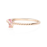 Pink Topaz Pear Set in Cubic Zirconia Studded Band Rings Estella Collection #product_description# 17765 14k Birthstone Gemstone #tag4# #tag5# #tag6# #tag7# #tag8# #tag9# #tag10# 6