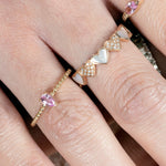 Pink Topaz Pear Set in Cubic Zirconia Studded Band Rings Estella Collection #product_description# 17765 14k Birthstone Gemstone #tag4# #tag5# #tag6# #tag7# #tag8# #tag9# #tag10# 6