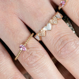 Pink Topaz Pear Set in Cubic Zirconia Studded Band Rings Estella Collection #product_description# 17765 14k Birthstone Gemstone #tag4# #tag5# #tag6# #tag7# #tag8# #tag9# #tag10# 6