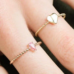 Pink Topaz Pear Set in Cubic Zirconia Studded Band Rings Estella Collection #product_description# 17765 14k Birthstone Gemstone #tag4# #tag5# #tag6# #tag7# #tag8# #tag9# #tag10# 6