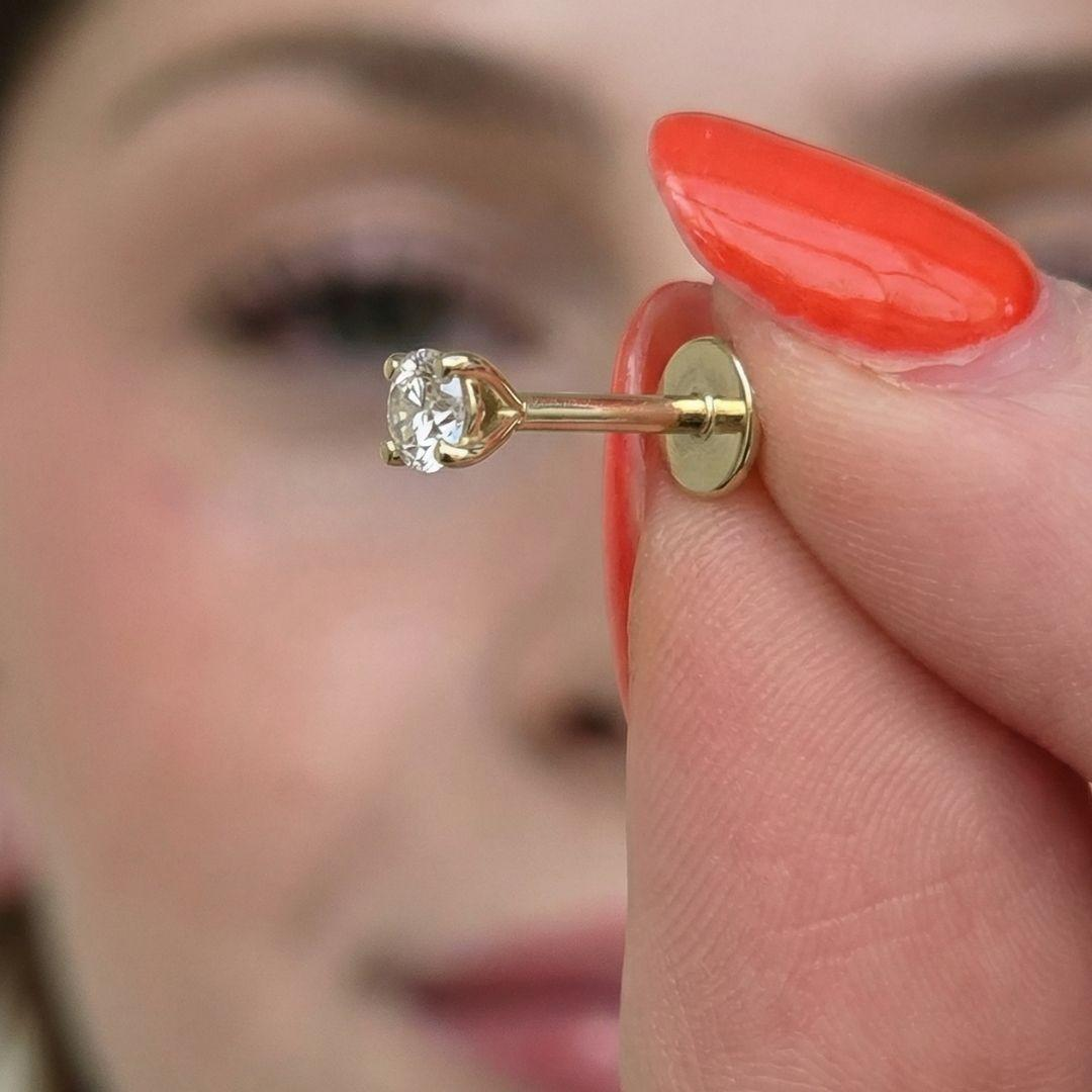How to Put On and Remove Flat Back Earrings Safely