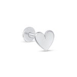 a pair of heart shaped earrings on a white background