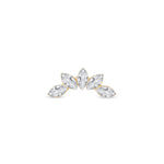 Helix Lotus Crawler Lab Grown Diamond Earring