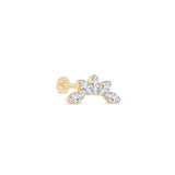 Helix Lotus Crawler Lab Grown Diamond Earring