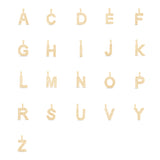Radiant-Cut 10K Gold Initial Pendant