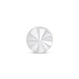 Round Disc Flat Back Earring