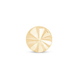 Round Disc Flat Back Earring