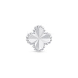 Beaded Clover Flat Back Earring