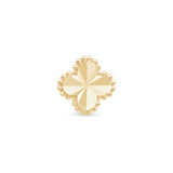 Beaded Clover Flat Back Earring