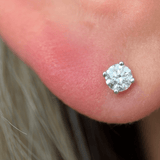 Diamond Flat Back Stud