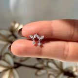 Double Marquise Drop in Solid 14k Yellow Gold