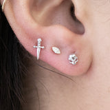 Shiny Skull Flat Back stud