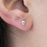 Shiny Skull Comfort Flat Back Studs