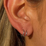 Double Hoop Illusion Ear Cuff Earring