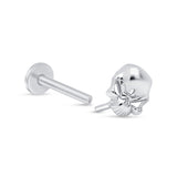 Shiny Skull Comfort Flat Back Studs