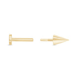 Spike Flat Back Stud