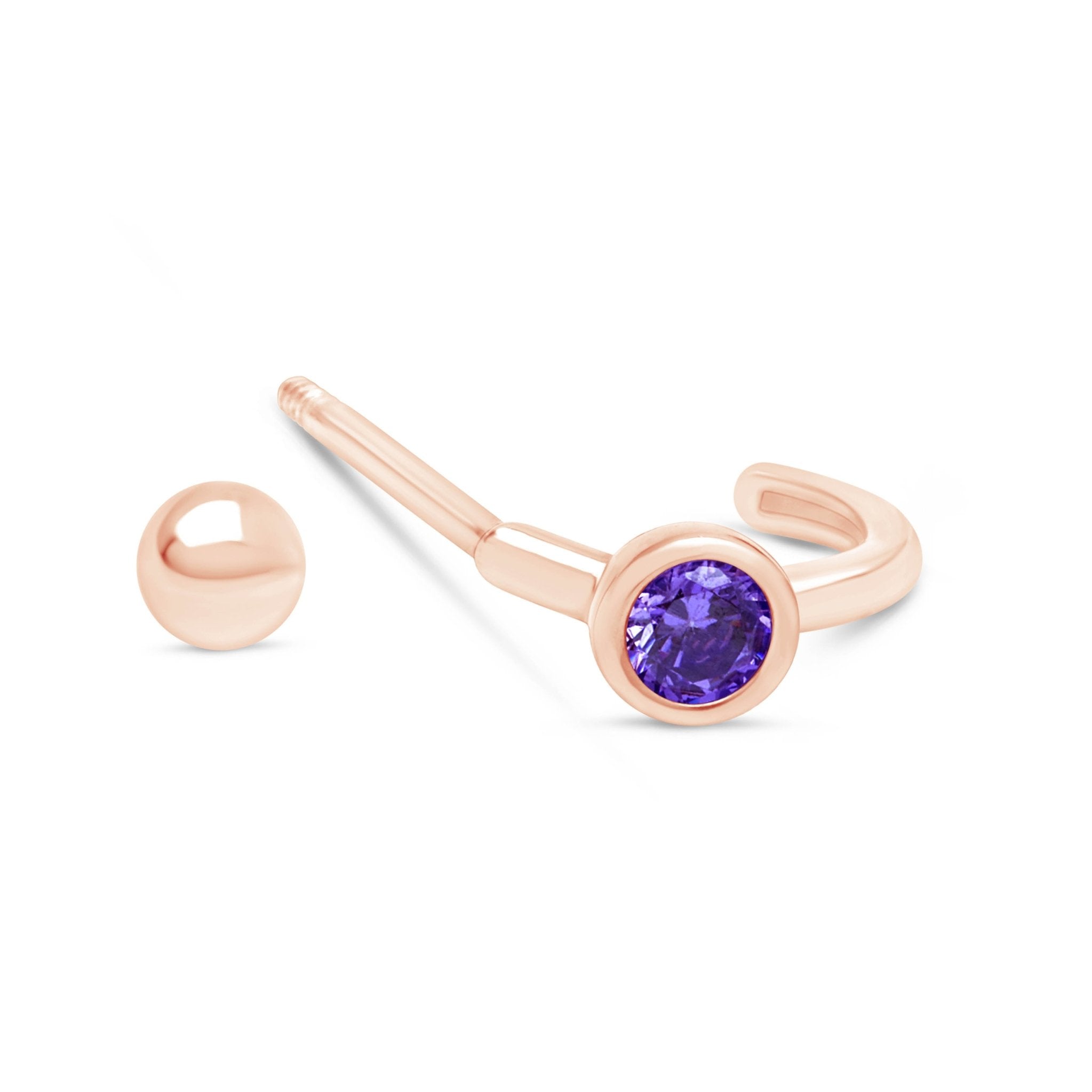 Amethyst Huggie Earring Earrings Estella Collection #product_description# 17902 Amethyst Birthstone Earrings #tag4# #tag5# #tag6# #tag7# #tag8# #tag9# #tag10#