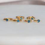 Bezel Set Blue Topaz Huggie in 14k Gold Earrings Estella Collection #product_description# 18368 blue Blue Gemstone cartilage hoop #tag4# #tag5# #tag6# #tag7# #tag8# #tag9# #tag10# 6mm Single Hoop