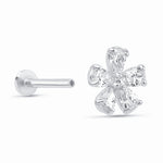 Blooming Flower Earring in Solid 14k White Gold Earrings Estella Collection #product_description# 18582 new New Arrivals test test mechanic #tag4# #tag5# #tag6# #tag7# #tag8# #tag9# #tag10#