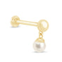 Gold and Pearl Drop Stud Earrings Estella Collection #product_description# 18528 14k Dangle Earrings Earrings #tag4# #tag5# #tag6# #tag7# #tag8# #tag9# #tag10# 5MM