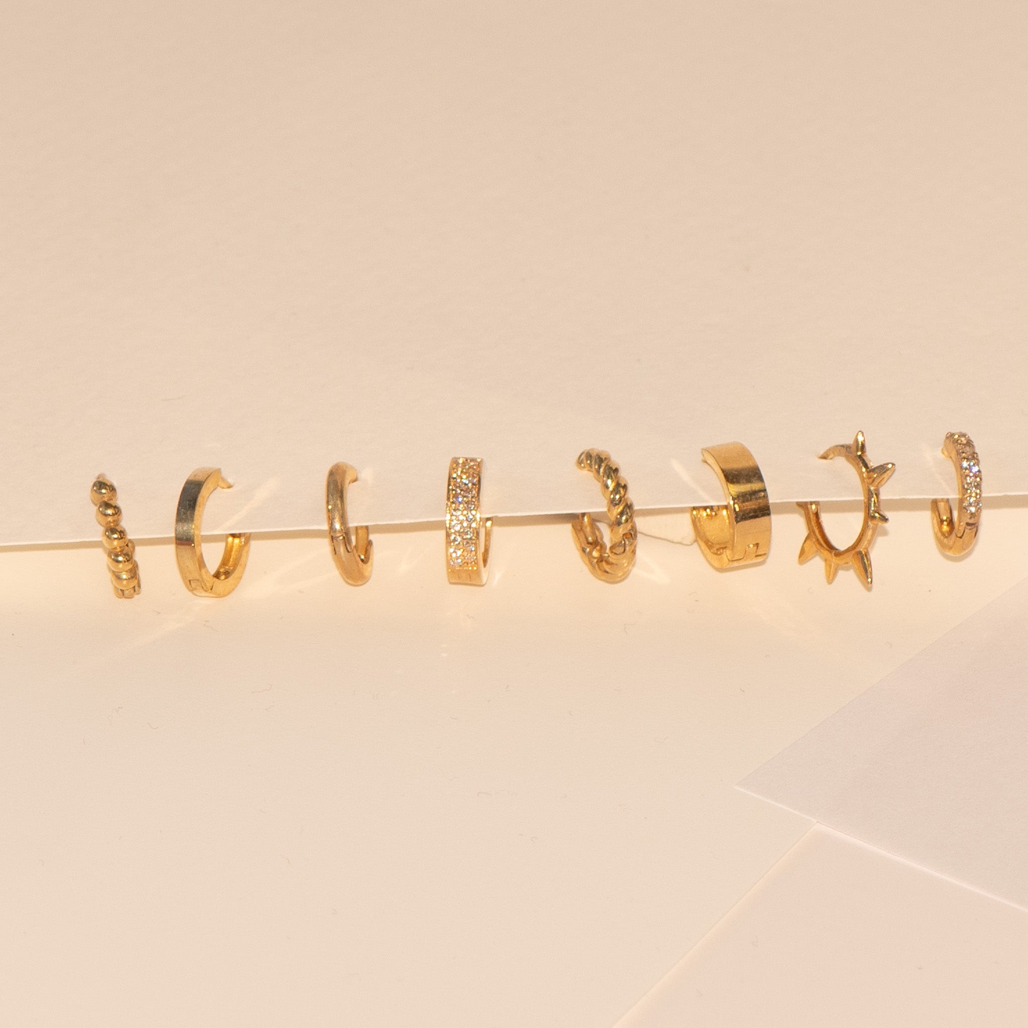 Spiked Huggie Hoop Earrings Estella Collection #product_description# 18489 14k Cartilage Earring Cartilage Earrings #tag4# #tag5# #tag6# #tag7# #tag8# #tag9# #tag10#