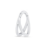 Twin Band Statement Hoop in Solid White Gold Earrings Estella Collection #product_description# 18604 #tag4# #tag5# #tag6# #tag7# #tag8# #tag9# #tag10#